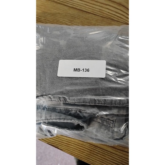 Wrangler Mens Long Sleeve Button Down Shirt Gray Chambray Work Casual 3XL - Picture 4 of 4